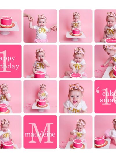 Madeleine: 12 Months | Tallahassee, FL Cake Smash Photography