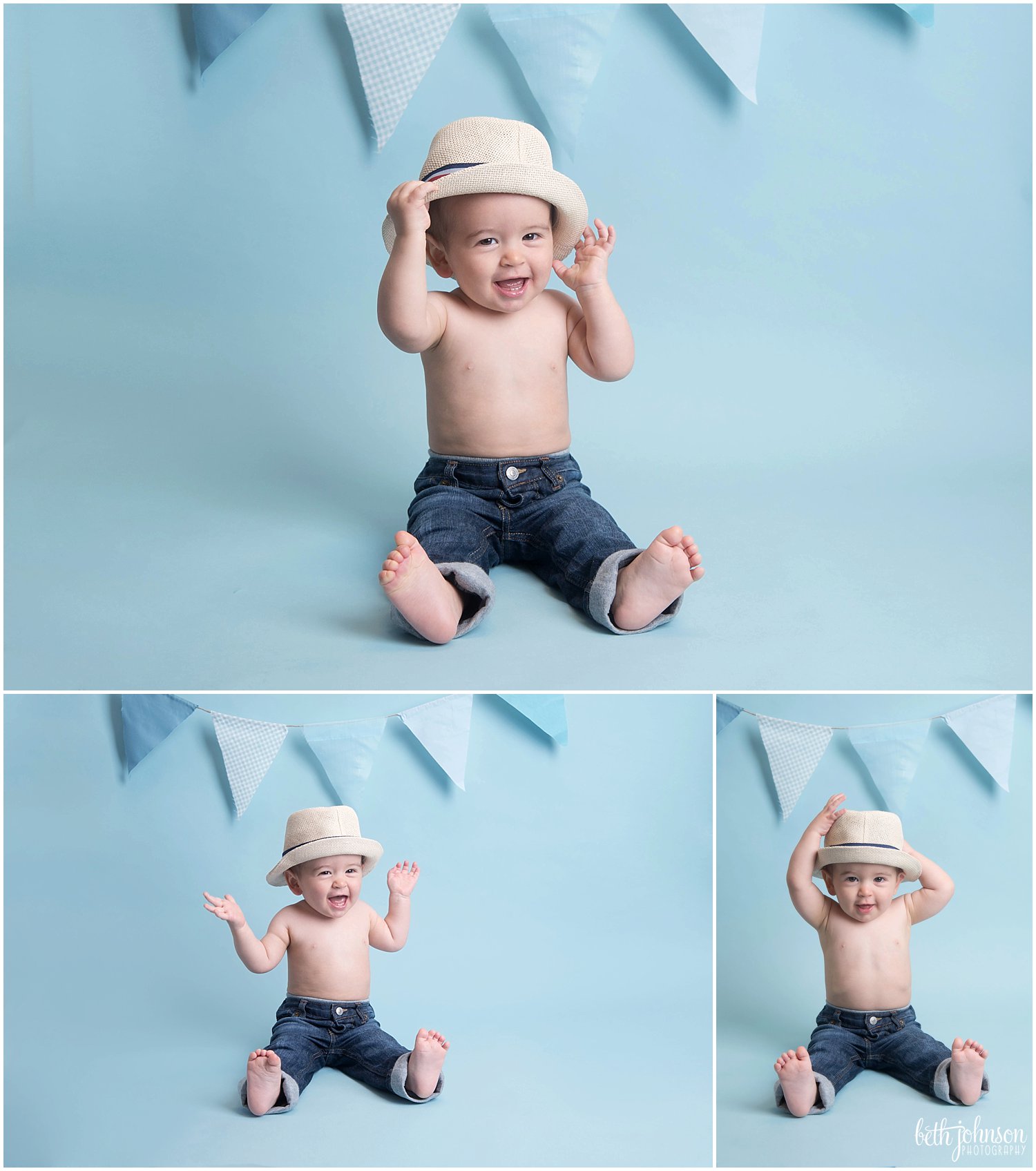 Nate: 12 Months | Tallahassee First Birthday Baby Portraits