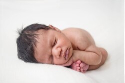 taco pose newborn baby