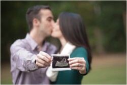 pregnancy announcement ultrasound image