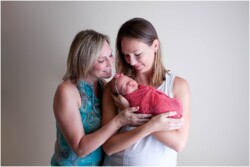 three generations of girls portrait