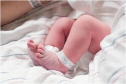 newborn baby feet