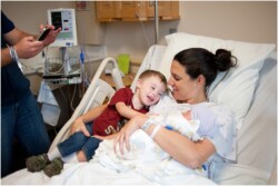 big brother meeting new baby