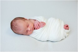 swaddled newborn baby tallahassee photographer