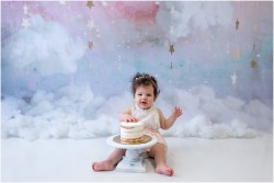 twinkle sky cake smash photography tallahassee