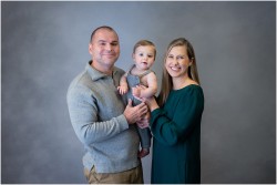 family of 3 with baby boy